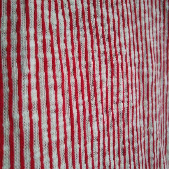 Zara lace up knit stripe maxi dress NWOT - Picture 4 of 13